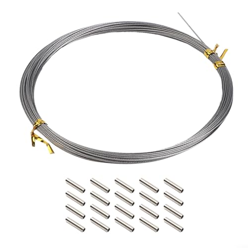 Cable líder para pesca en agua salada de acero inoxidable 304 miniatura 2