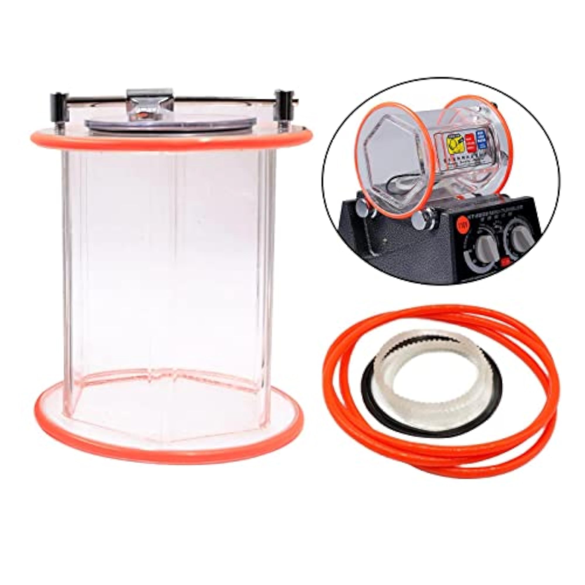 Rubber Chain Replacement for Jewellery Rotary Tumbler