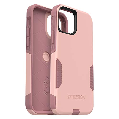 OtterBox Commuter Series Case for iPhone 12 & iPhone 12 Pro - Ballet Way (Pink Salt/Blush)