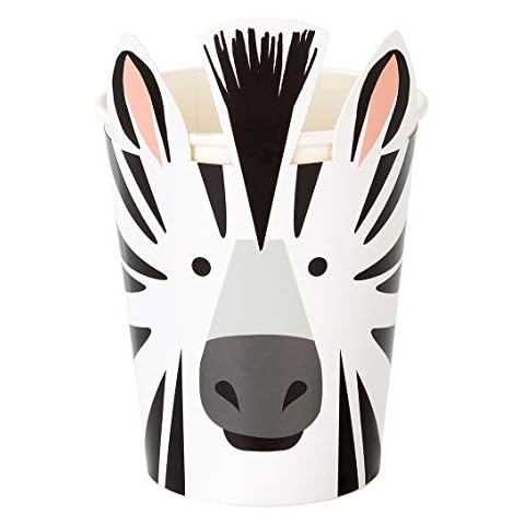 Talking Tables Zebra Design Animal Party Cups Cover