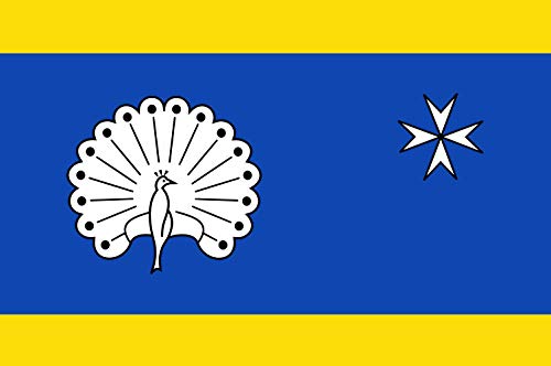 Drapeau Ermelo grand format pour mât pavillon de commune extérieur
