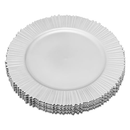 100 platos redondos reutilizables de 13 pulg miniatura 1