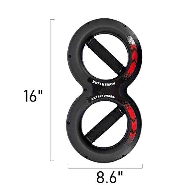 Gespann Multifunctional 8 Shape Twister Arm Exerciser Home Gym Workout Equipment Forearm Strengthener Hand and Wrist Strength Trainer