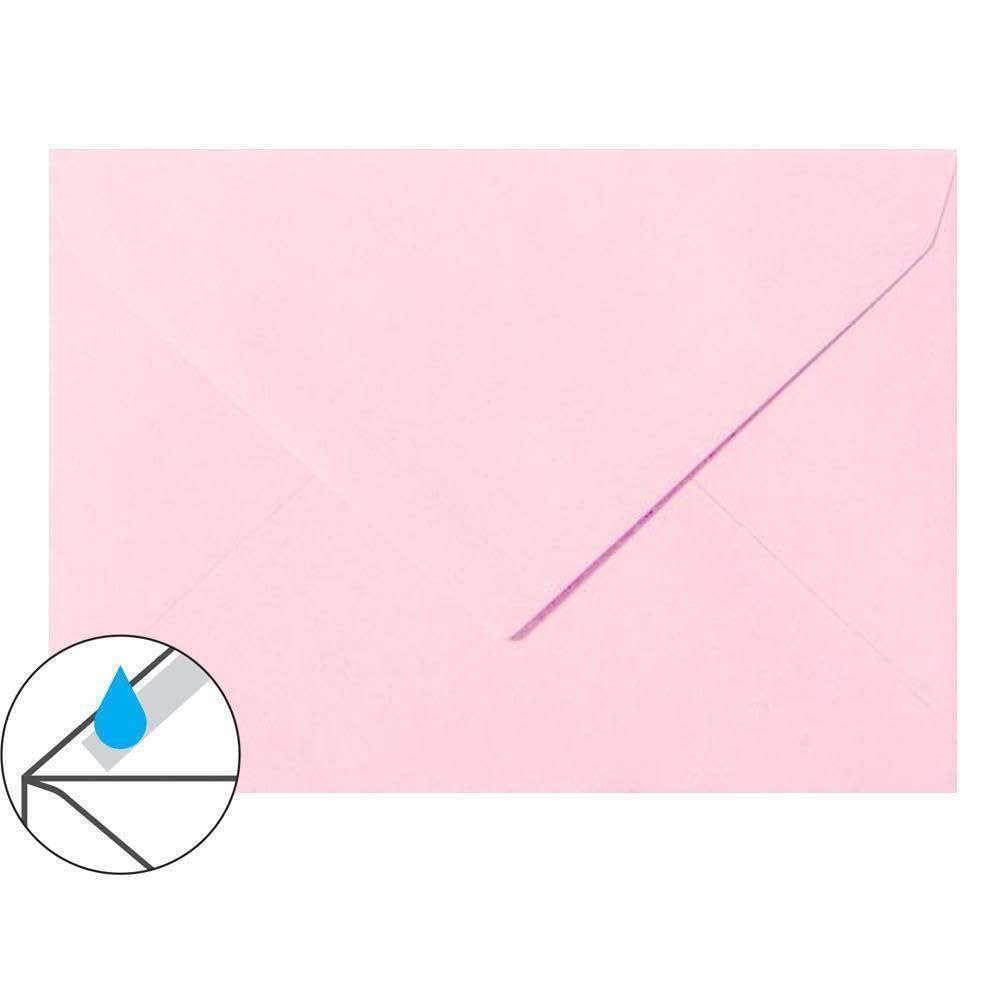 500 sobres DIN C5 – (162 x 229 mm), papel de 120 g, para ocasiones especiales, color rosa