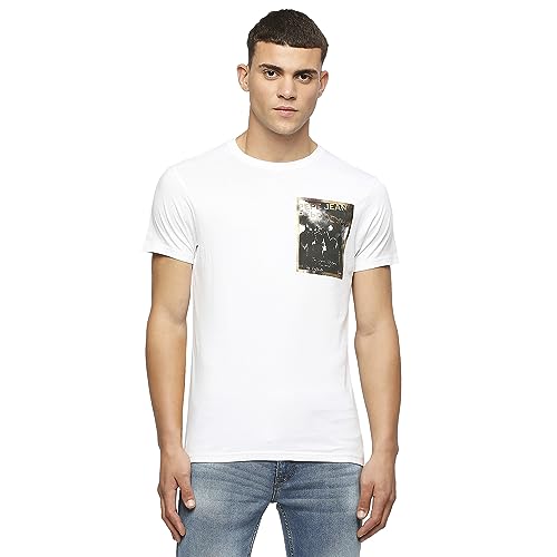 Image of Pepe Jeans Men T-Shirt|Cotton|Slim Fit