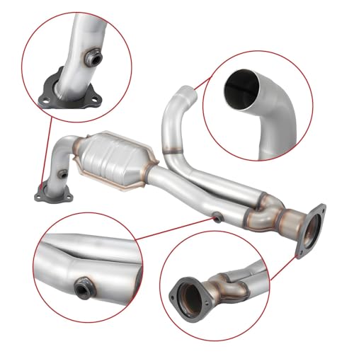 Image of Catalytic Converter for Chevy /GMC /Cadillac EPA Compliant | Fit Avalanche /Silverado /Suburban /Tahoe 1999-2006, Sierra /Yukon /Escalade 4.3L-5.3L, Replace 18010 50511