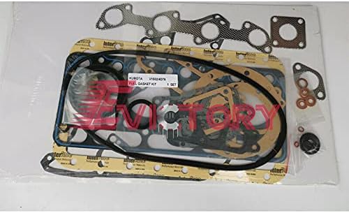 For Kubota tractor engine V1902 full engine compelete cylinder head gasket kit