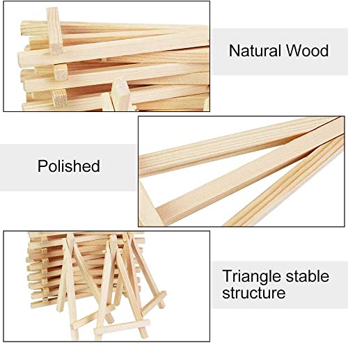 KBNIAN 10PCS Wooden Mini Easel - Image 3