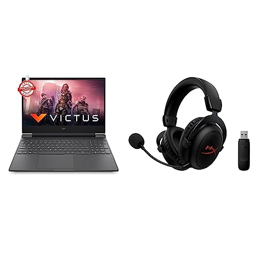 Image of HP Victus Gaming Laptop AMD Ryzen 5 5600H 15.6 inch(39.6 cm) FHD IPS Gaming Laptop & HyperX Cloud Core Wireless Gaming Headset with DTS Headphone:X Spatial Audio
