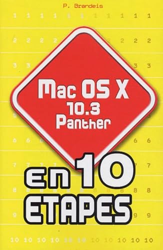 MAC OS X 10.3 PANTHER EN 10 TAPES Brandeis, Pierre