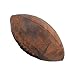 NutriEss Training Football Size 9 Rugby Ball Comfortable Grip Sports Game Match Football Long Lasting Synthetic Leather Vintage Design Official Size Football for Outdoor Matches