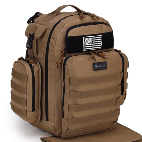 Image of Dinictis Dad Diaper Bag- Coyote Brown