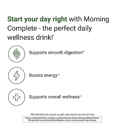 Activatedyou Morning Complete Daily Wellness Drink Powder With 10 Billion Cfus, Prebiotics, Probiotics And Green Superfoods, 30 Servings, Apple Cinnamon Flavor #TOP3