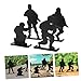 balacoo 4pcs Shooting Training Targets for Marksmanship Practice Stainless Steel Exercise Accessories Outdoor Range Aid to Accuracy and Skills