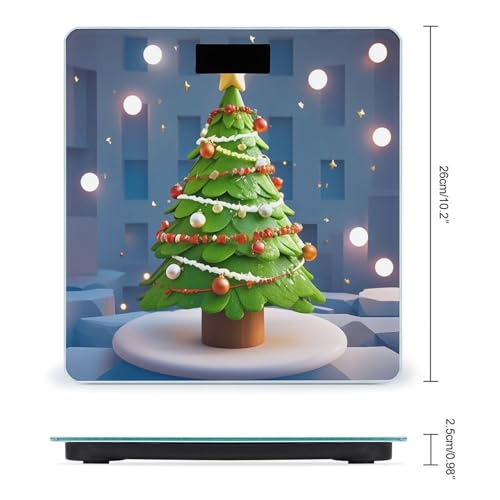 Báscula Digital de Baño con Plataforma Ancha y Pantalla LCD miniatura 2