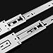 Gobrico 22-Inch Soft Close Drawer Slides, Heavy Duty Full Extension Drawer Runners, Ball Bearing Cabinet Drawer Rails Glides, Side Mounting, 1Pair(=2 Pieces)