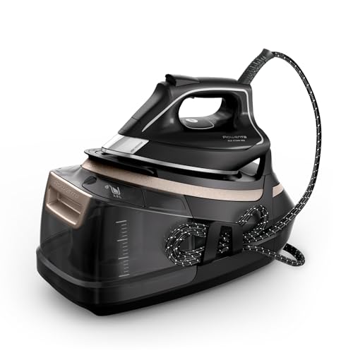 Rowenta Eco Steam Pro Ferro da Stiro a Vapore con Caldaia, Pressione Fino a 8 Bar, 2800W, 1.3 Litri,...