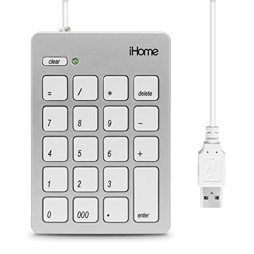 iHome LIFEWORKS Technology Group LLC - Numeric Mac Keypad, Silver
