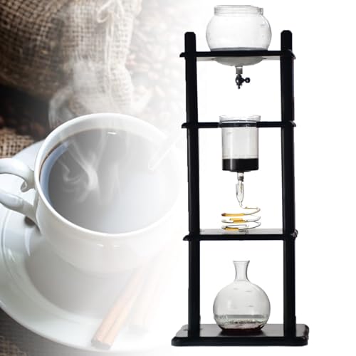 URJWAN Ice Cold Brew Dripper Cafetera, 6-8 Tazas para Hacer Delicioso Café ExtraíDo En FríO En Casa, En CafeteríAs, CaféS Y Oficinas.