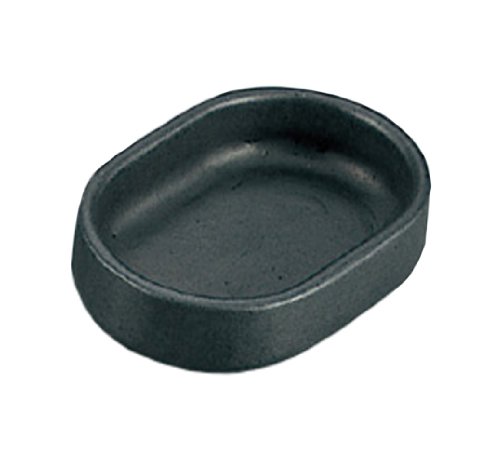 アルミダイキャスト灰皿 AL1020M-2 小判型・黒 : 遠藤商事 業務用 アルミダイキャスト灰皿 小判型 黒