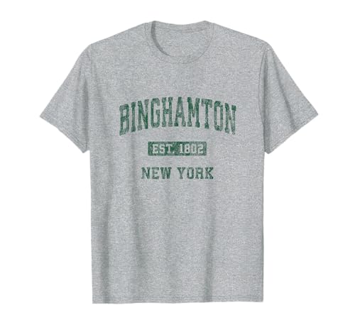 Binghamton NY Vintage Athletic T-Shirt