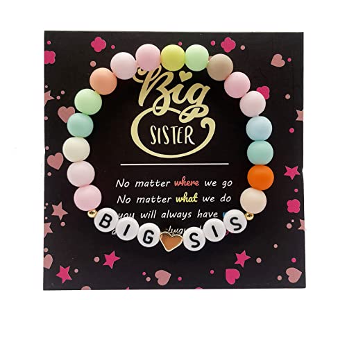 Image of Sister's Big Bracelet Gift, Little Girls' Sister Jewelry