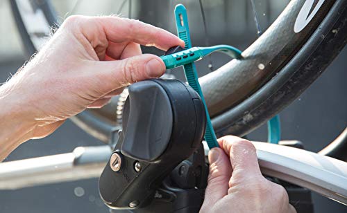 Hiplok Zcom1Te Z Lok Combo Multi-Use Security Tie & Bicycle Lock, Teal, 43 X 1.5 X 1 Cm #TOP4