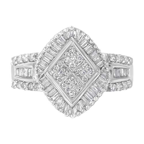 10kt White Gold Diamond Ring (1 cttw, I-J Color, SI1-SI2 Clarity)