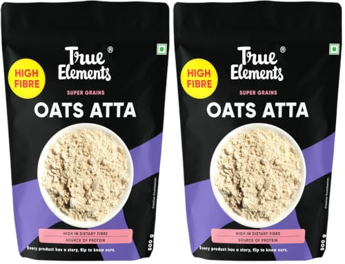 Image of True Elements Oats Flour 500 g (Pack of 2)