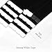 Vlasy Tape in Hair Extensions Human Hair 16 Inch Black Invisible Straight Seamless Skin Weft Mini Tape Extensions Real Human Hair 1# 8 Pcs