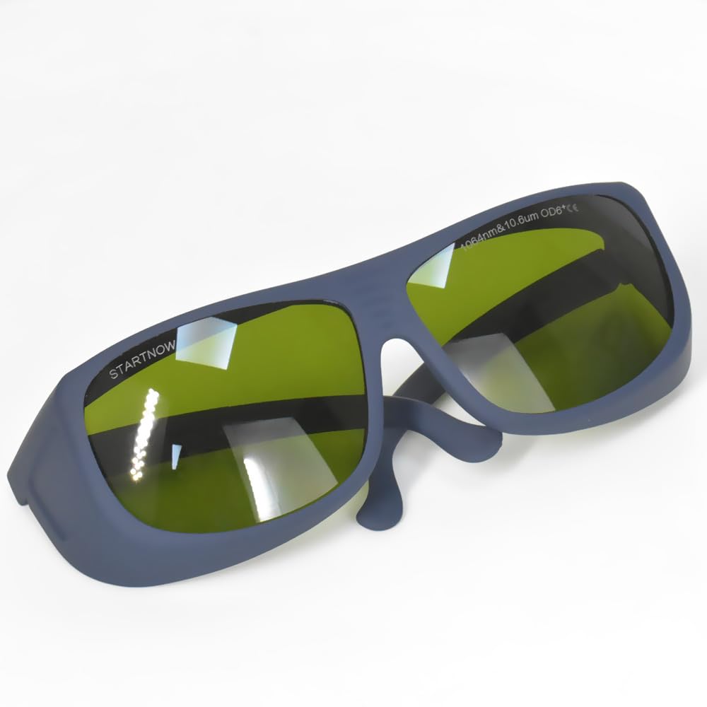 STARTNOW Laserowe gogle ochronne 1064 nm, okulary do grawerowania laserowego, spawanie, ochrona oczu OD6+, osłony ochronne