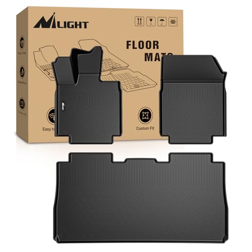 Image of Nilight Floor Mats for Tesla Cybertruck Cyber Truck 2023 2024 2025 2026 | All Weather Custom Fit Heavy Duty Floor Liners