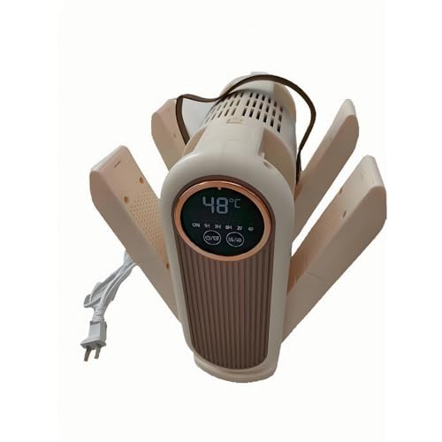 Secador portátil de calzado 360° con desodorizador beige
