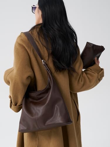 Slouchy Hobo Bag with Matching Pouch
