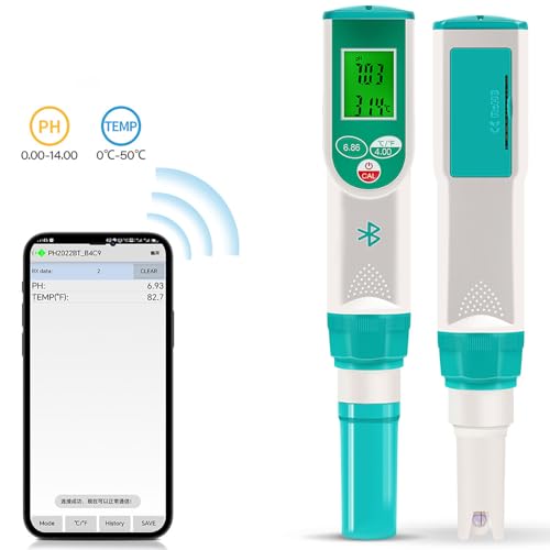 Testeur de pH numérique portable de 0 à 14 pour mesure rapide - 8