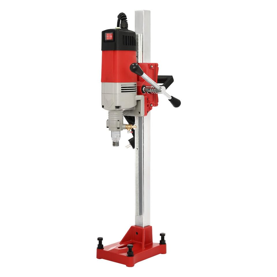 Taladro de núcleo vertical de diamante, máquina para perforación de núcleos de hasta 80 cm de profundidad y 165 mm de diámetro con eje M22