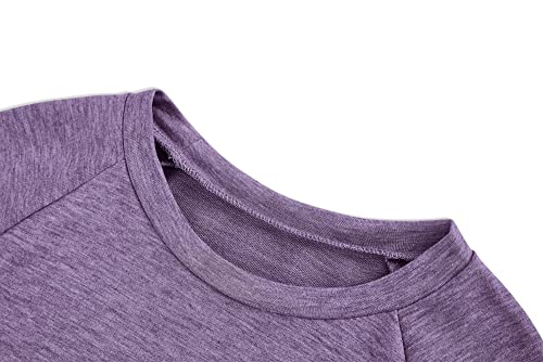 Image of Apbondy Girls Shirts Casual Long Sleeve Crewneck Loose Striped Sweatshirts Pullover Tops