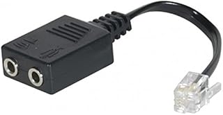 Dexlan RJ2Jack Adaptateur Tel. pour Casque multimédia - 574400