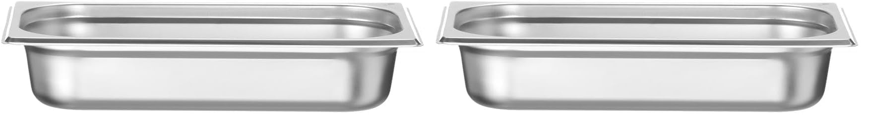 HENDI Contenitore Gastronorm, GN 1/3, resistenza termica -40 °C a 300 °C, compatibile con i forni a convezione, frigoriferi, bagno María, chafing dishes, 2.5L, 325x176x(H) 65mm, acciaio inox