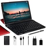 【Pantalla de 10 pulgadas y cámara】La tableta G2 utiliza una pantalla IPS táctil 2.5D de 10 pulgadas, resolución de alta definición de 1280 * 800 para restaurar el color y el brillo. Se ha instalado una película protectora en la superficie de la pantalla y se incluye una película protectora de repuesto en el paquete. G2 utiliza un diseño de cámara dual, cámara frontal de 5.0MP y cámara trasera de 8.0MP.