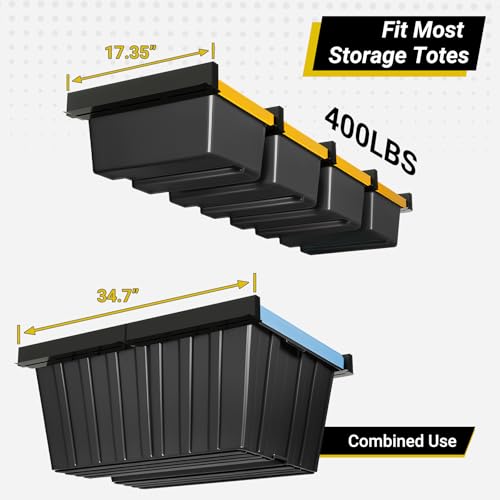 Eastrexon CEILING STORAGE RACKS 4-BIN 4-Bin Overhead Garage Storage Rack thumb #3