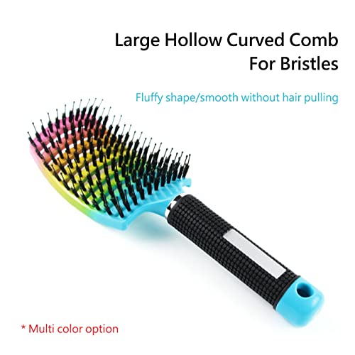 Brosse cuir chevelu or chic pour démêler les cheveux bouclés au salon