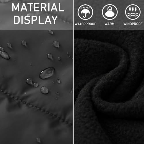 Image of Msmsse Men's Outerwear Vests Winter Quilted Padded Vest Gilet Stand Collar Warm Puffer Vest