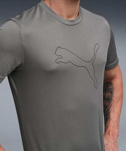 Image of Puma Men Polyester Solid Regular Fit T-Shirt