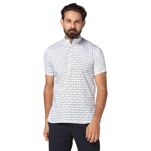 Image of TAHVO Men's Regular Fit Long Sleeves Cotton Formal Shirt