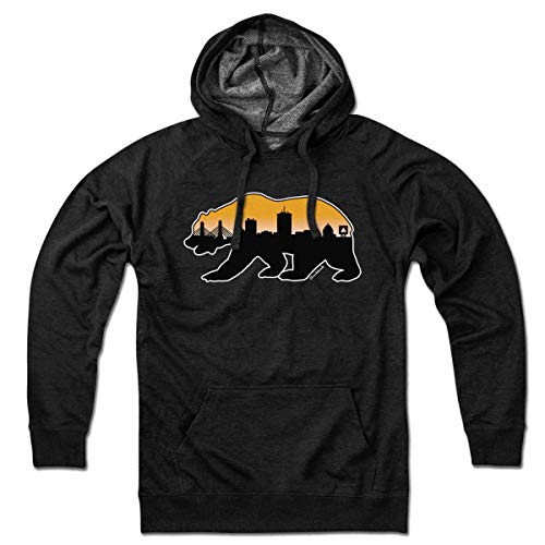 Boston Bear Skyline Hoodie Gray