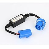 Material: Kunststoff, Metall Ruilogod Warnung Kein Fehler-Decoder-Canceller-Kondensator HID-Kabelbaum 9-16V für das Auto