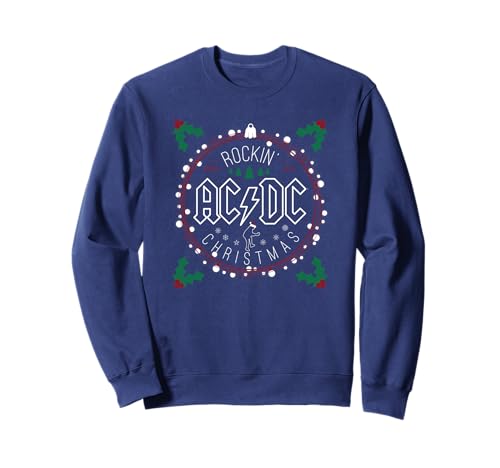 Offizielles AC/DC Rockin' Christmas Weihnachten Rock Musik Sweatshirt