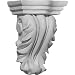 Ekena Millwork COR04X02X05BL 4 1/4-Inch W x 2 5/8-Inch D x 5 3/4-Inch H Blackthorne Corbel