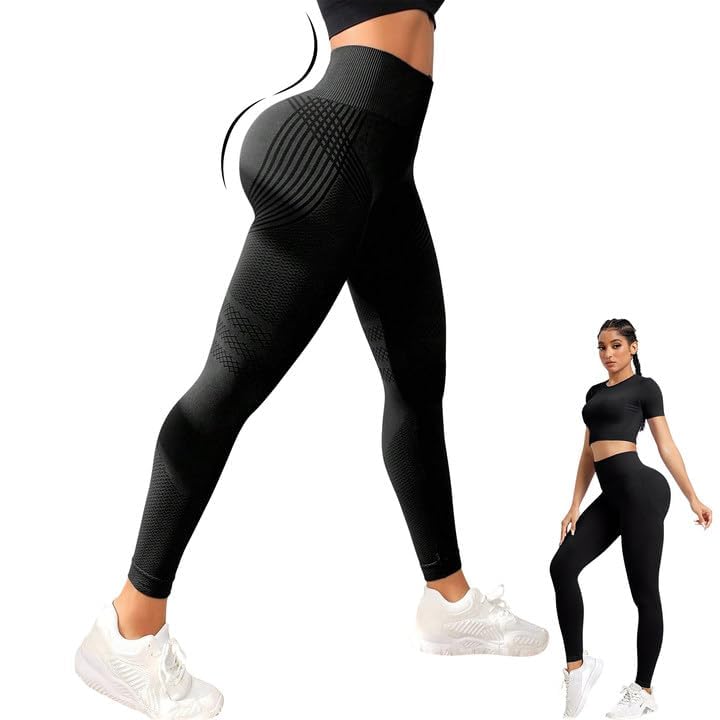Genérico Leggins Vivacuerpo 3D Anticelulitico Leggings Compresión 3D Anticelulitis Adelgazante Legging Push Up Mujer Deporte Campana Mujeres Yoga Fitness Pilates panlones